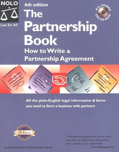 Partnership Book: How to Write a Partnership Agreement, The